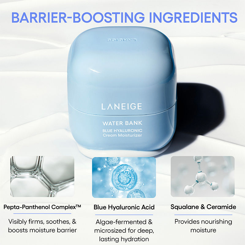 LANEIGE Water Bank Blue Hyaluronic Cream Moisturizer (50ml) – photo 3