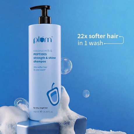Plum Coconut Milk & Peptides Strength & Shine Shampoo (250ml)