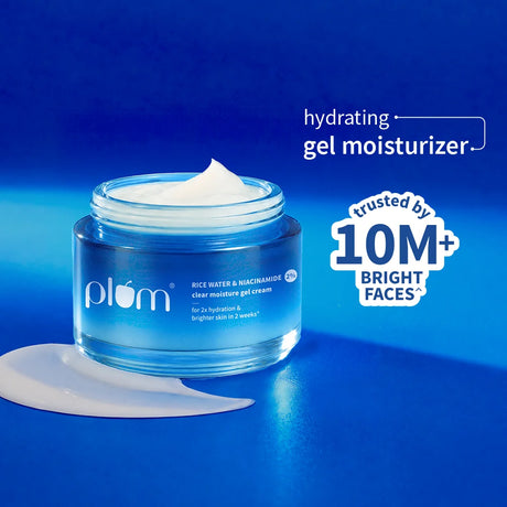 Plum 2% Niacinamide & Rice Water Clear Moisture Gel Cream (50g)
