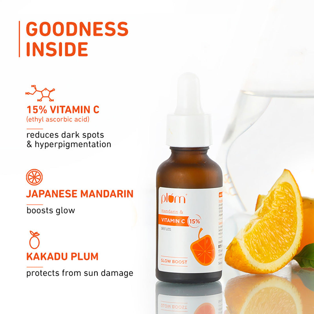 Plum 15% Vitamin C Face Serum with Mandarin – photo 4