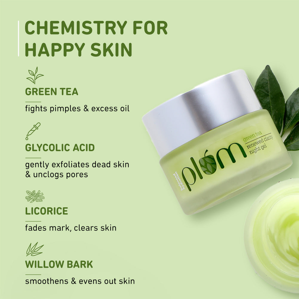 Plum Green Tea Renewed Clarity Night Gel – photo 3