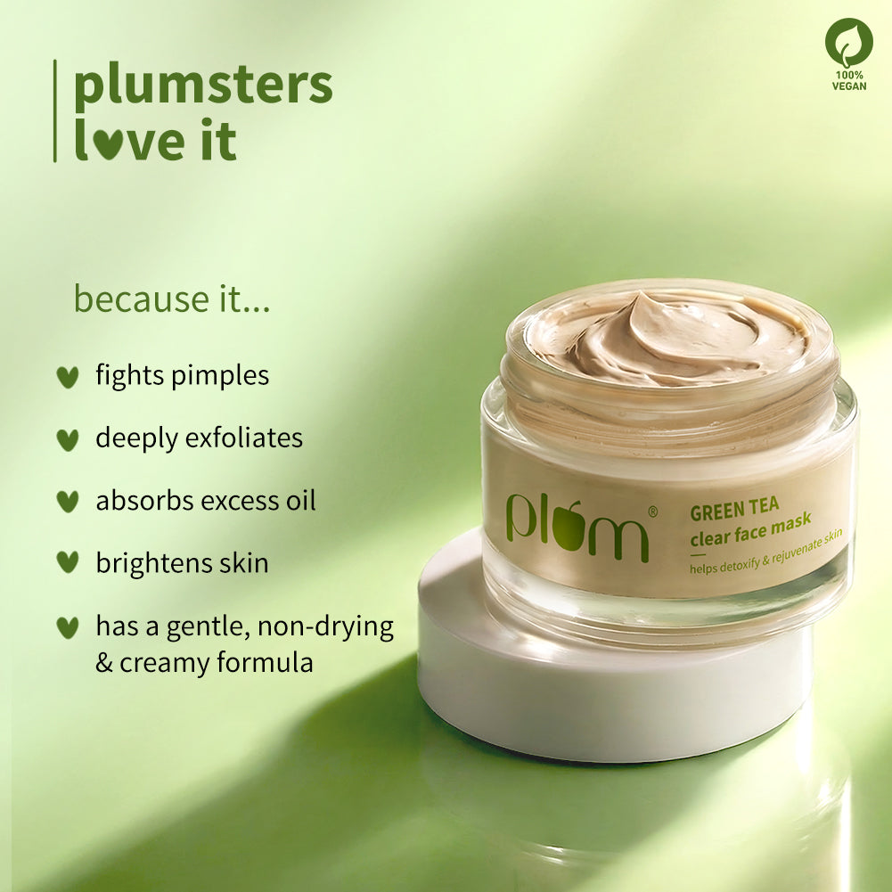 Plum Green Tea Mask (60g) – photo 3