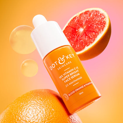 Dot & Key 10% Vitamin C + E Super Bright Face Serum with 5% Niacinamide & Blood Orange (30ml)