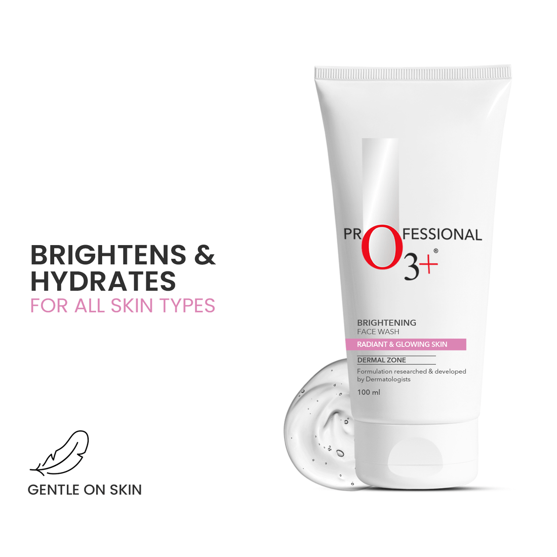 O3+ Brightening Face Wash with Cucumber & Aloe Vera Extract – photo 3