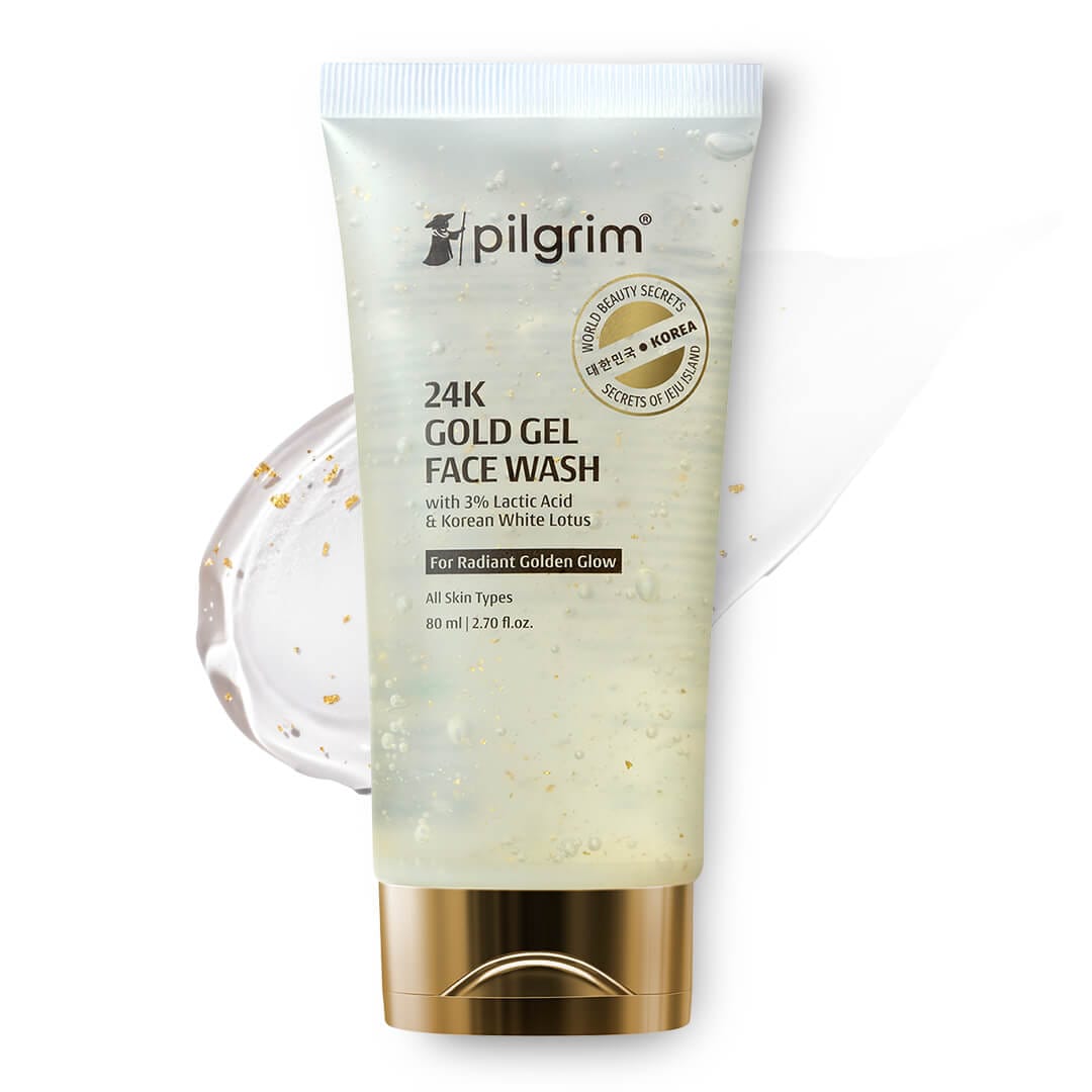 Pilgrim 24K Gold Gel Face Wash (80 ml) – photo 1