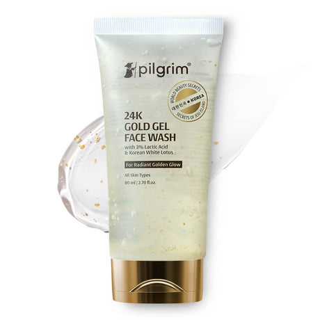 Pilgrim 24K Gold Gel Face Wash (80 ml)