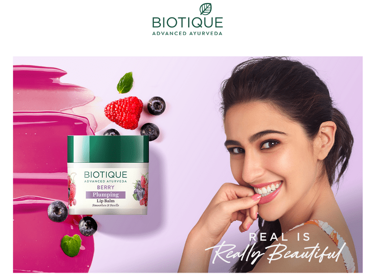 Biotique Bio Berry Plumping Lip Balm (12g) – photo 2