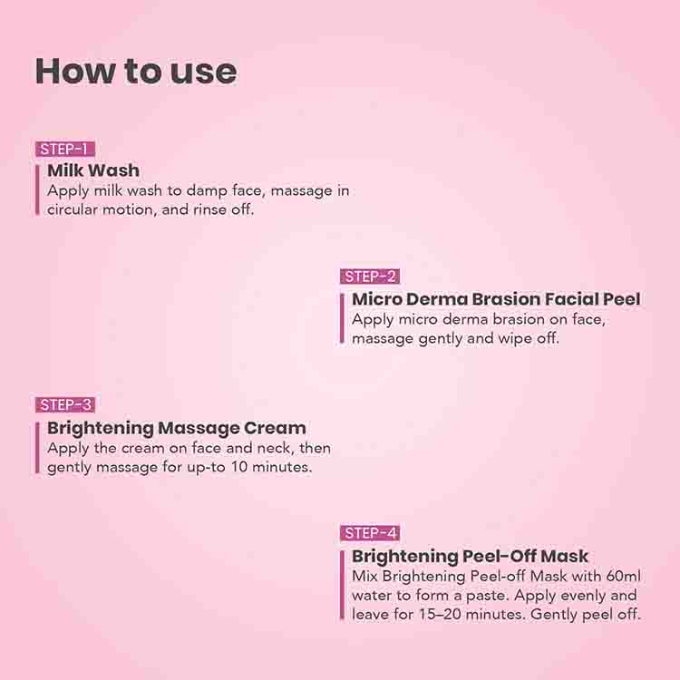 O3+ Brightening Facial Kit with Peel Off Mask (45 g) – image 5