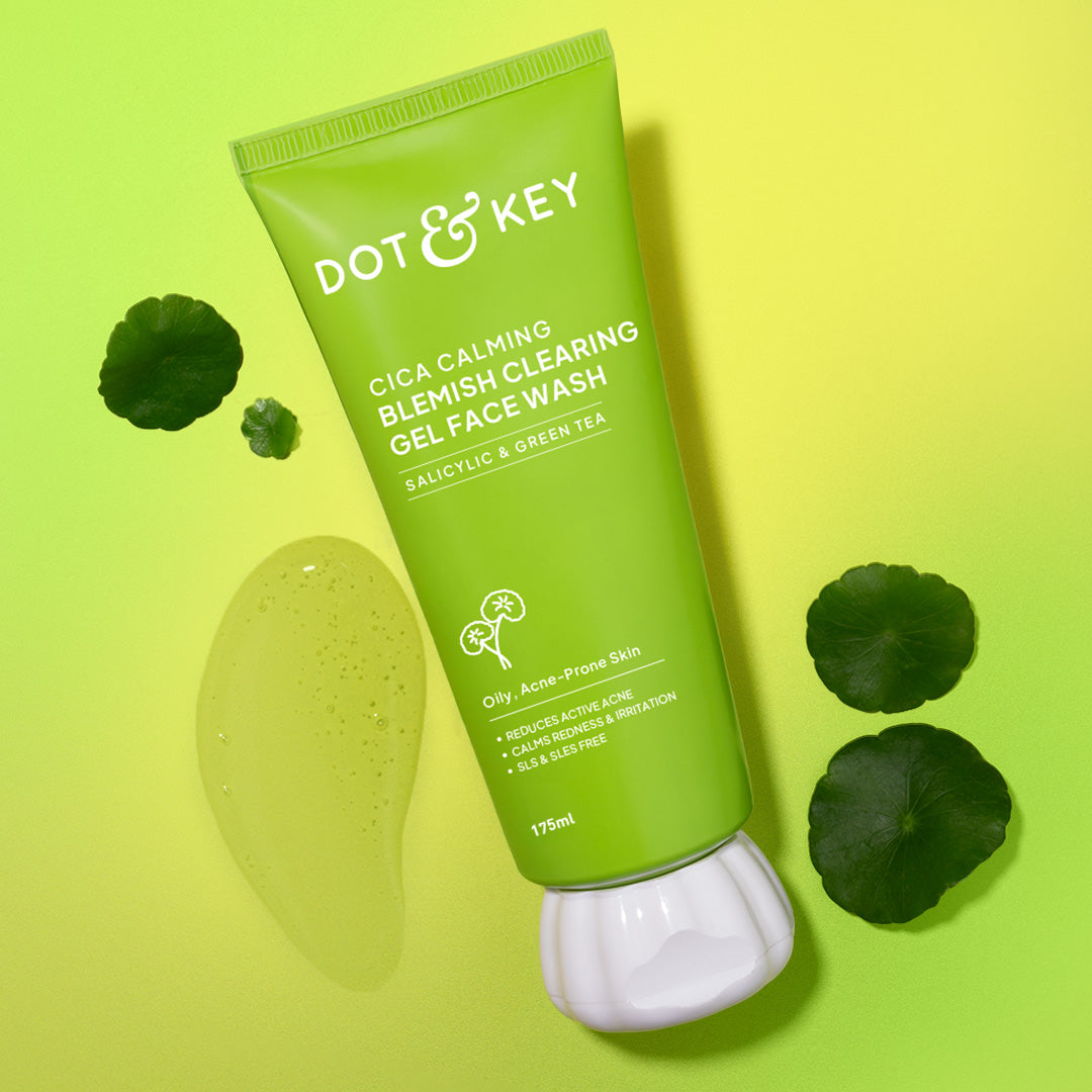 Dot & Key Cica + 2% Salicylic Acid Face Wash for Oily & Acne-Prone Skin (175 ml) – photo 1