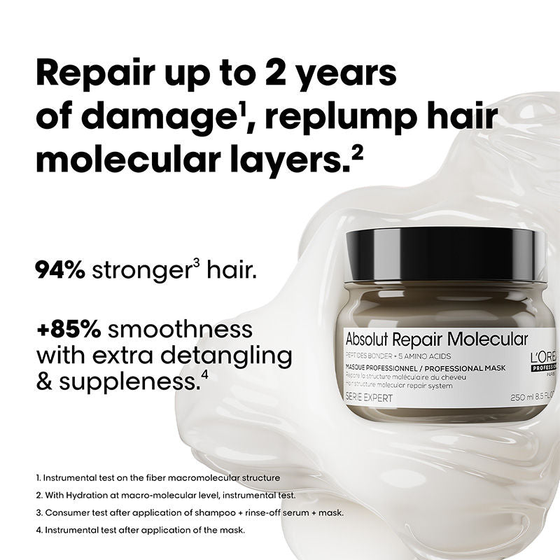 L'Oréal Professionnel Absolut Repair Molecular Deep Repairing Cream Mask For Very Damaged Hair – photo 2