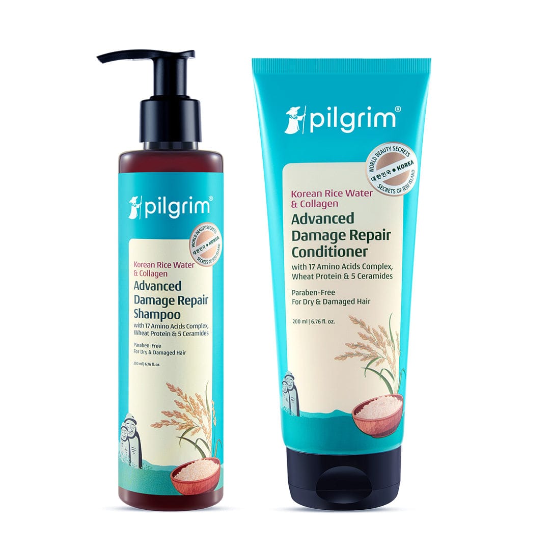Pilgrim Korean Rice Water & Collagen Advanced Damage Repair Shampoo – photo 2