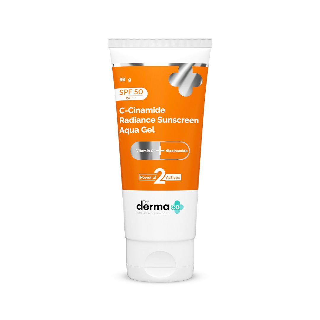 The Derma Co C-Cinamide Radiance Sunscreen Aqua Gel with SPF 50 & PA++++ - 50g – photo 1