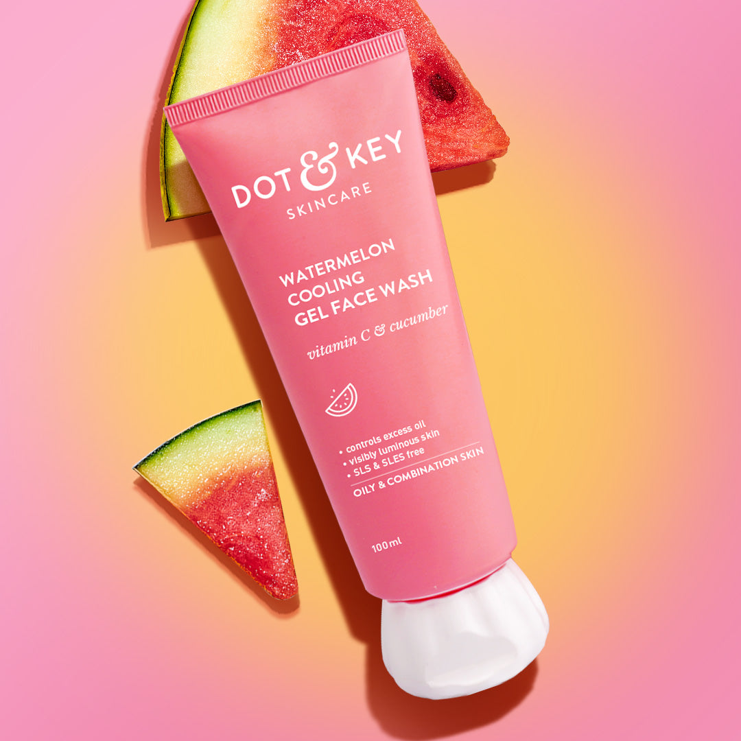 Dot & Key Watermelon + Vitamin C Super Glow Gel Face Wash (100ml) – photo 2