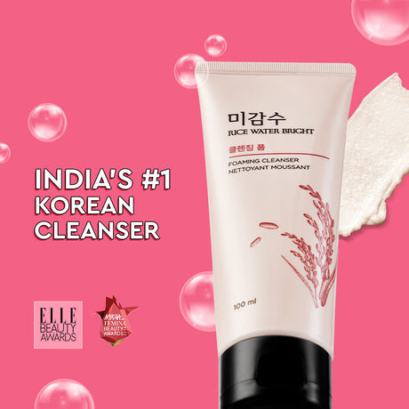 The Face Shop Rice Water Bright Cleansing Foam (100ml)