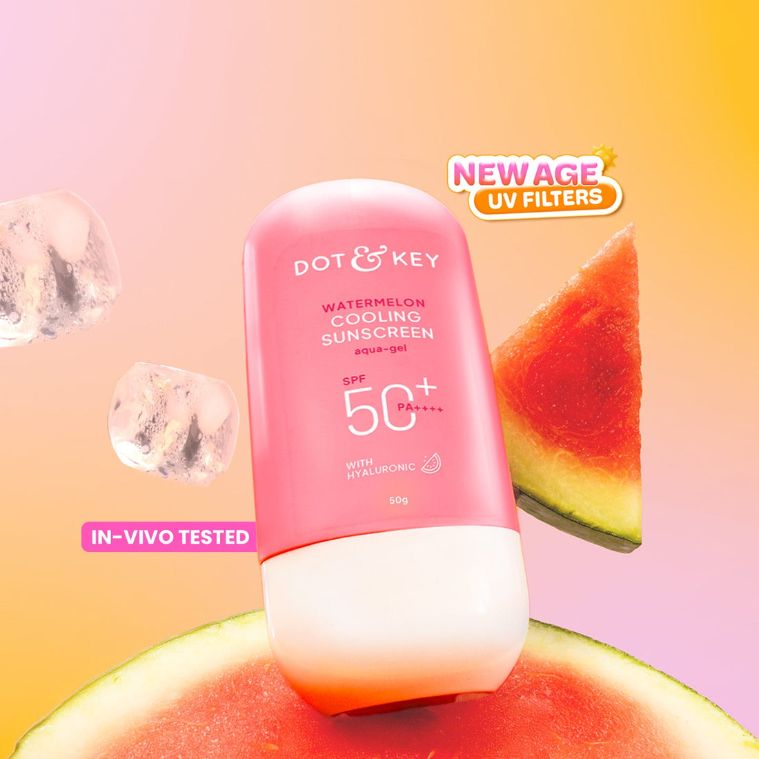 Dot & Key Watermelon Cooling Sunscreen SPF 50+ PA++++ (50g) – photo 2