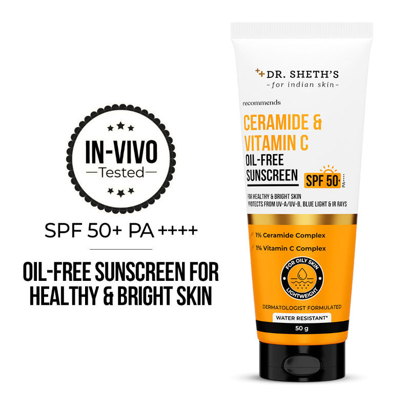 Dr. Sheth's Sunscreen SPF 50+ PA++++ (50g) – photo 3
