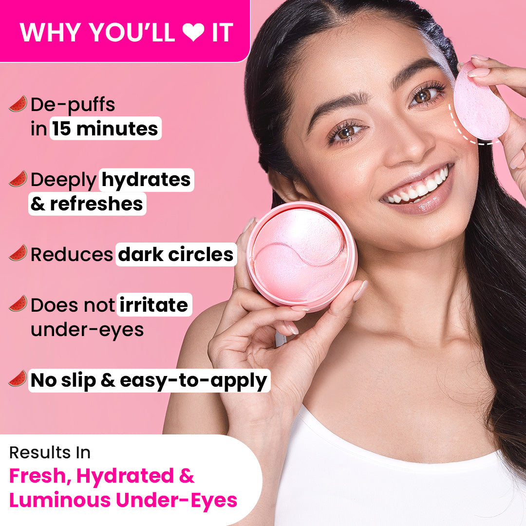 Dot & Key Watermelon Hydrogel Under-eye Patches (90 g) – photo 2