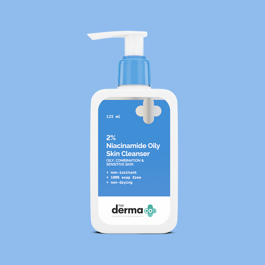 The Derma Co 2% Niacinamide Oily Skin Cleanser for Sensitive, Oily & Combination Skin - 125 ml – photo 1