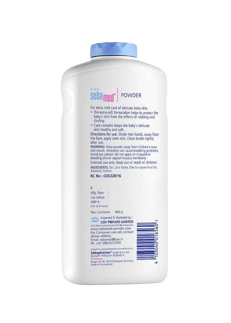 Sebamed Baby Powder (pH 5.5, with Olive Oil) - 200 g – photo 2