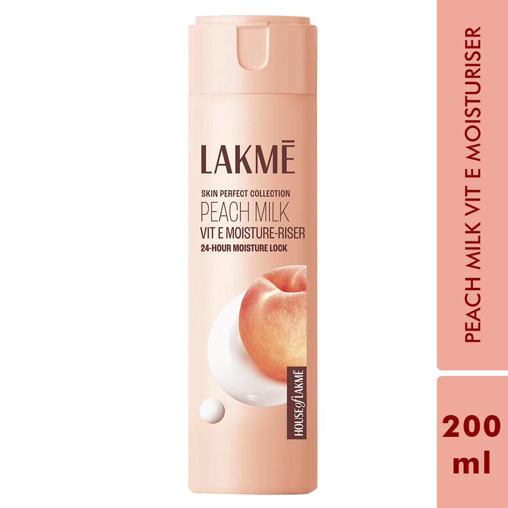 Lakmé Peach Milk Vit E Moisture-Riser Lotion (200 ml)