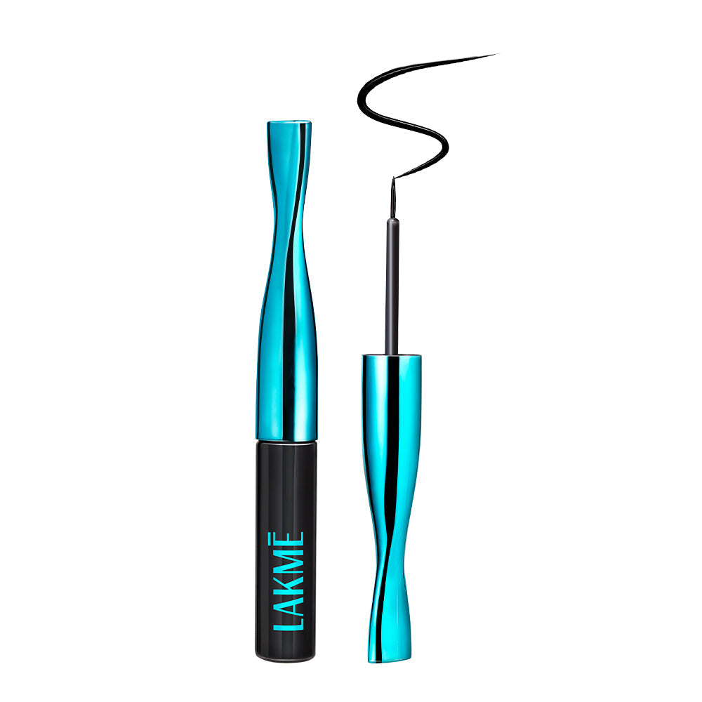 Lakmé 9 to 5 Eyeconic Liquid Eyeliner - Black (4.5 ml) – photo 3