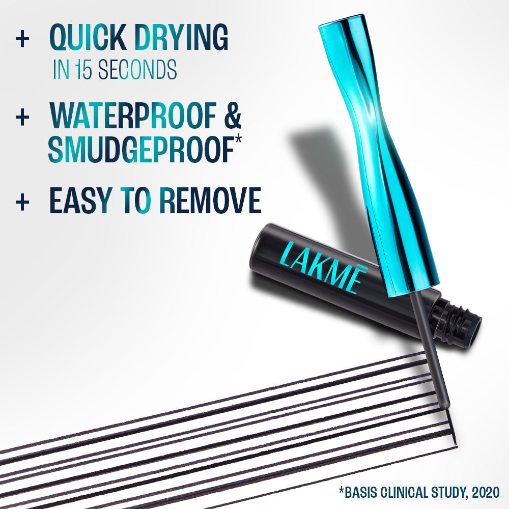Lakmé 9 to 5 Eyeconic Liquid Eyeliner - Black (4.5 ml) – photo 6