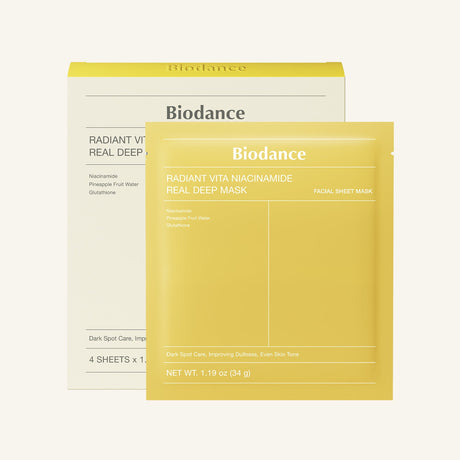 Biodance Radiant Vita Niacinamide Real Deep Mask (Pack of 4)