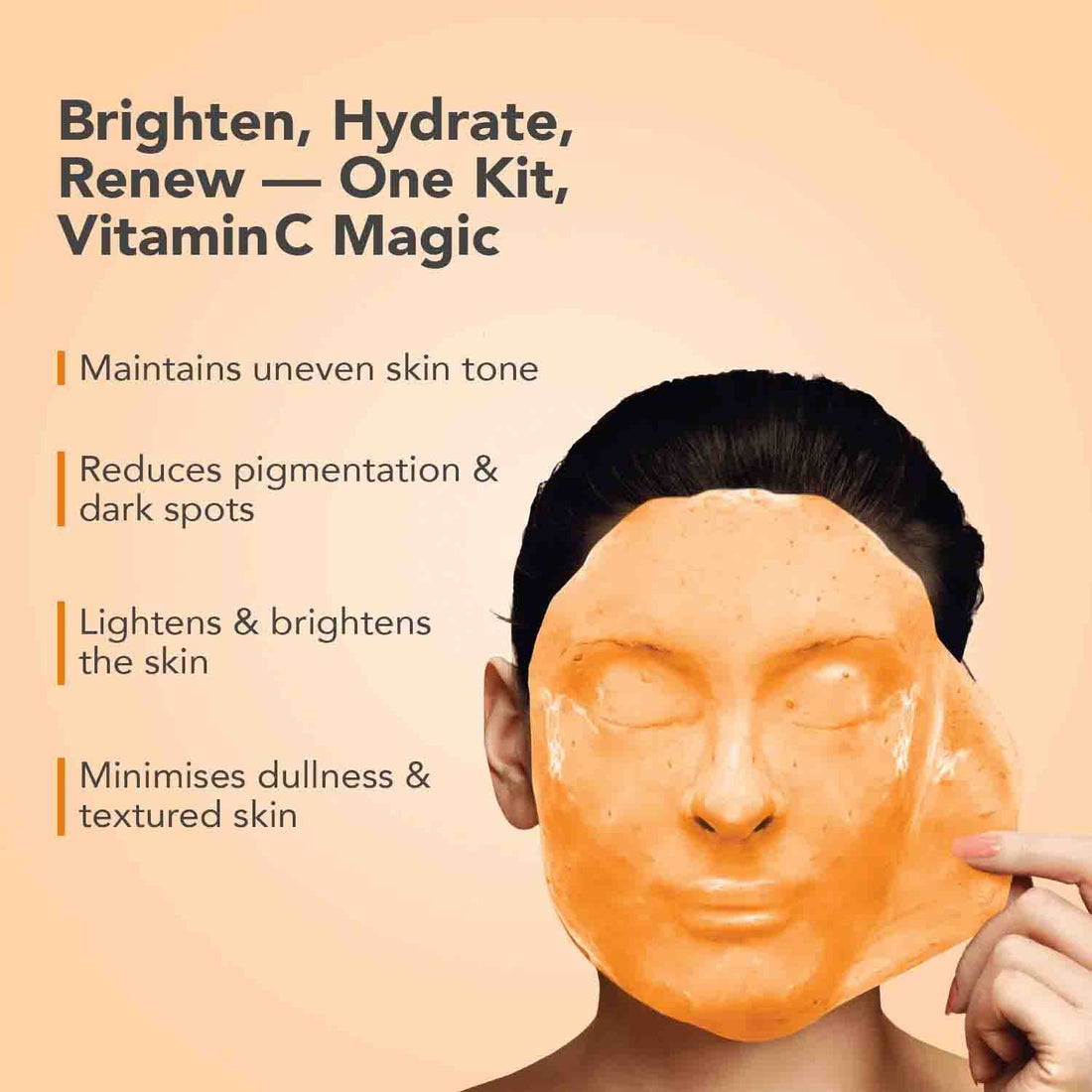 O3+ Vitamin C Facial Kit with Peel Off Mask (45 g) – image 3