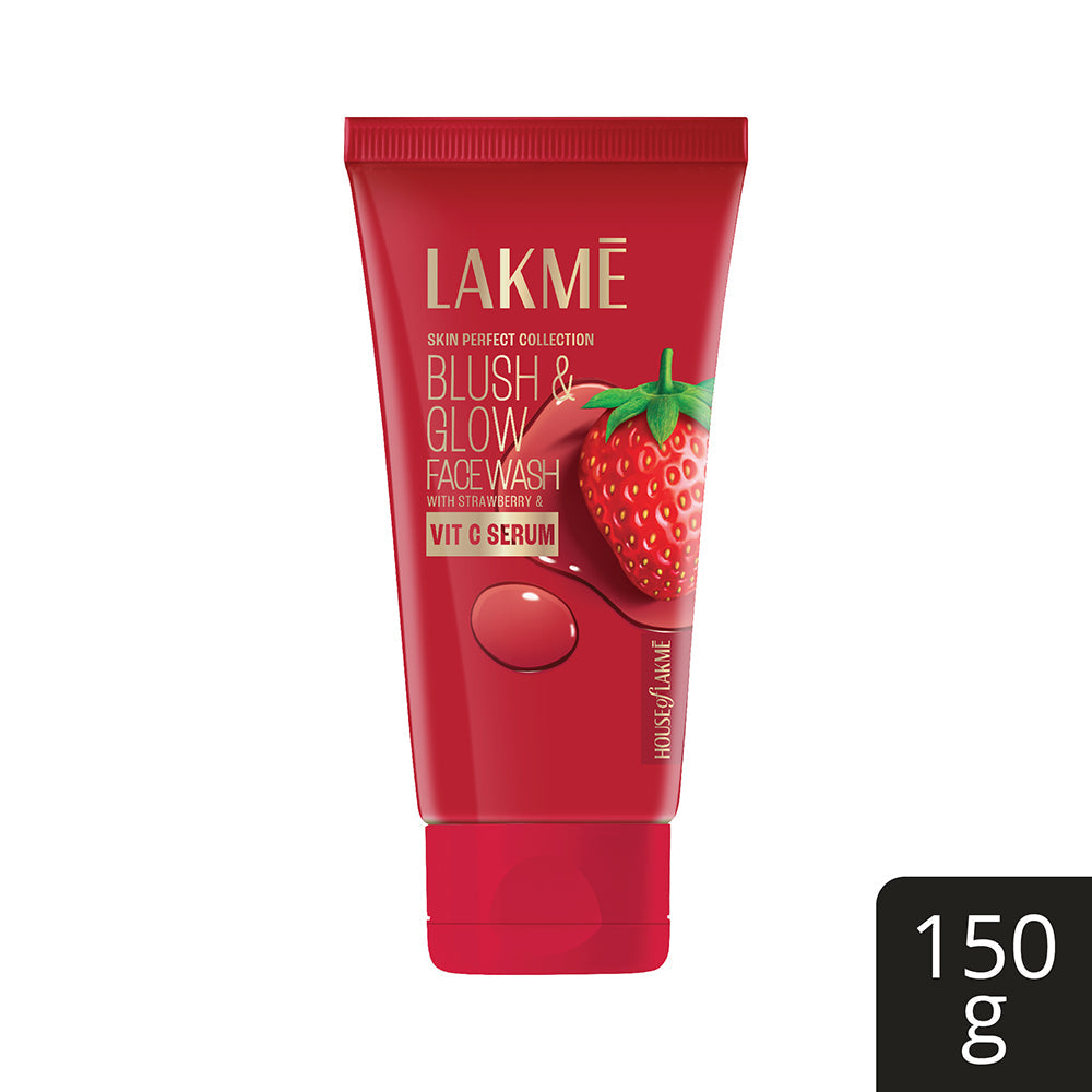 Lakmé Blush & Glow Strawberry Freshness Gel Face Wash with Strawberry Extracts – photo 1