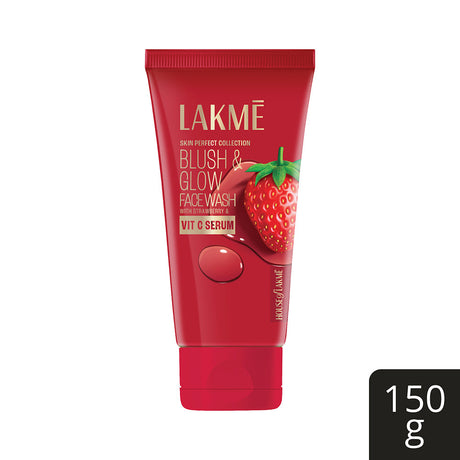 Lakmé Blush & Glow Strawberry Freshness Gel Face Wash with Strawberry Extracts