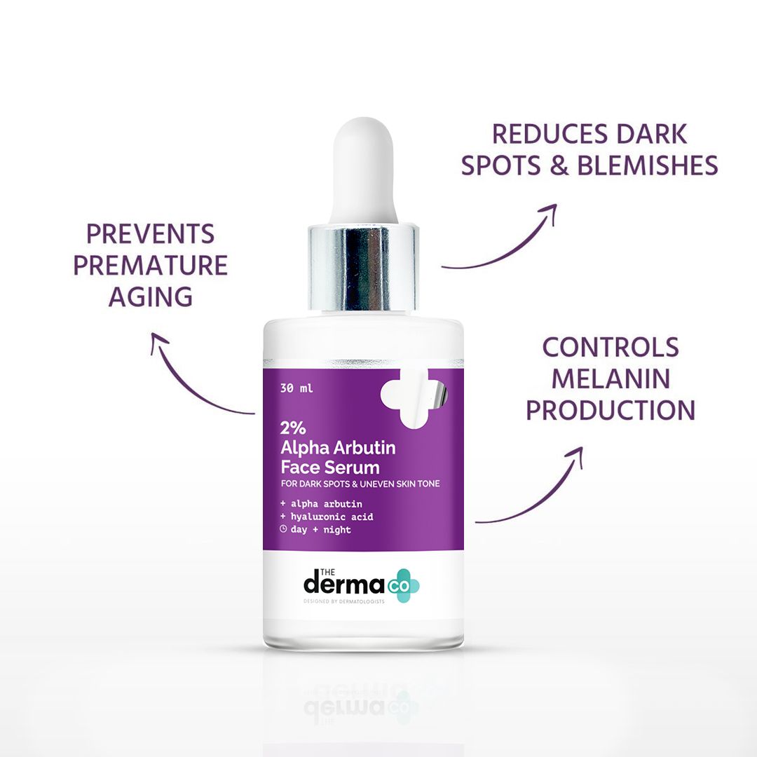 The Derma Co 2% Alpha Arbutin Face Serum (30ml) – photo 2