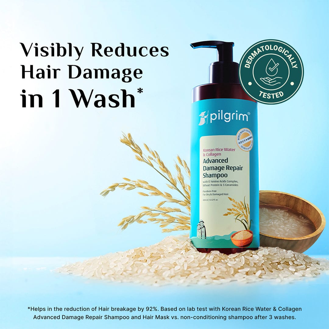 Pilgrim Korean Rice Water & Collagen Advanced Damage Repair Shampoo – photo 4