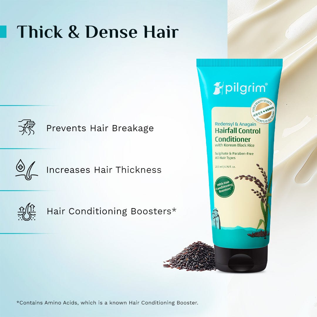 Pilgrim Redensyl & Anagain Hairfall Control Conditioner (200ml) – photo 2