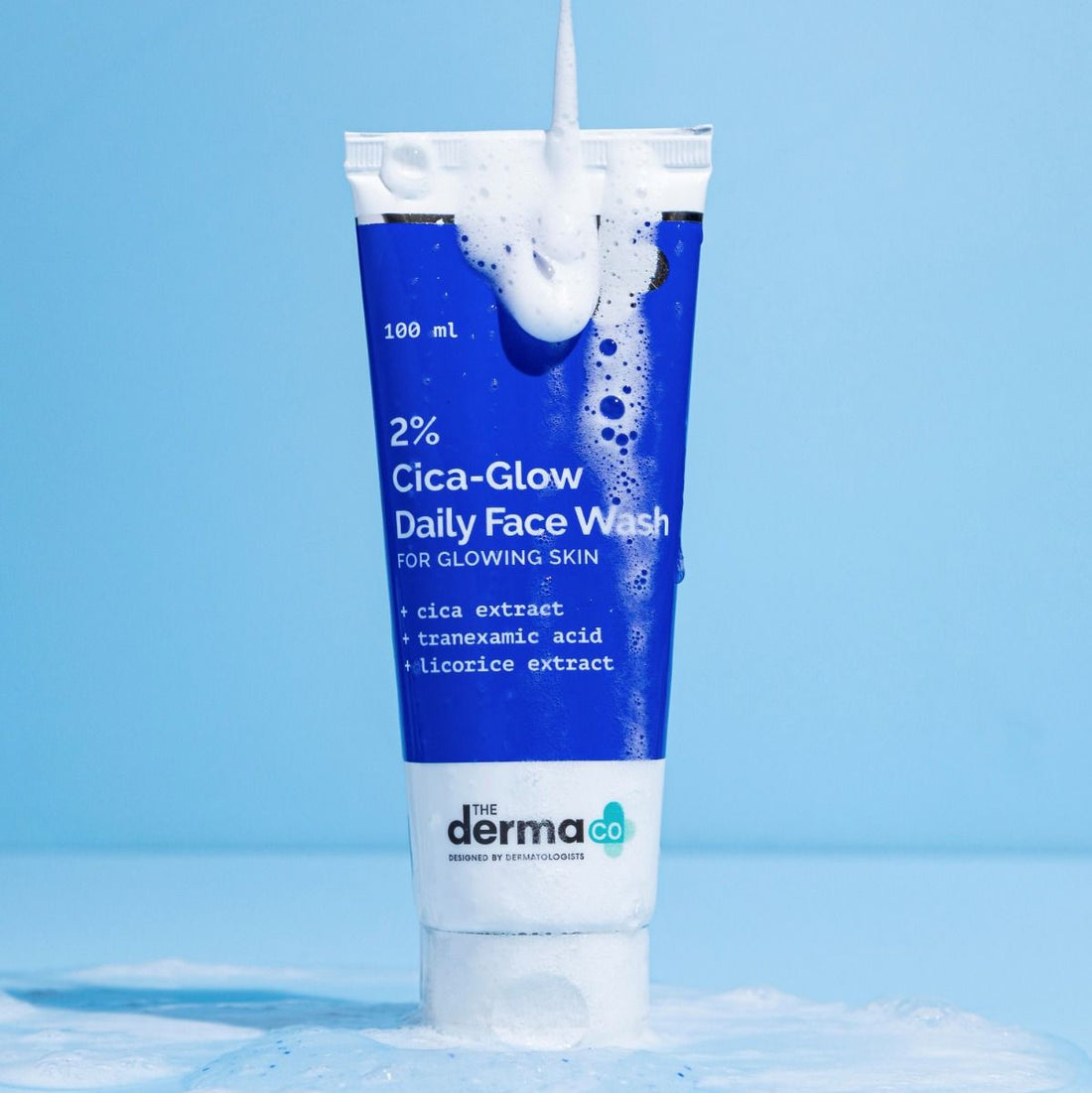 The Derma Co 2% Cica-Glow Daily Face Wash with Tranexamic Acid & Licorice Extract - 100ml – photo 5