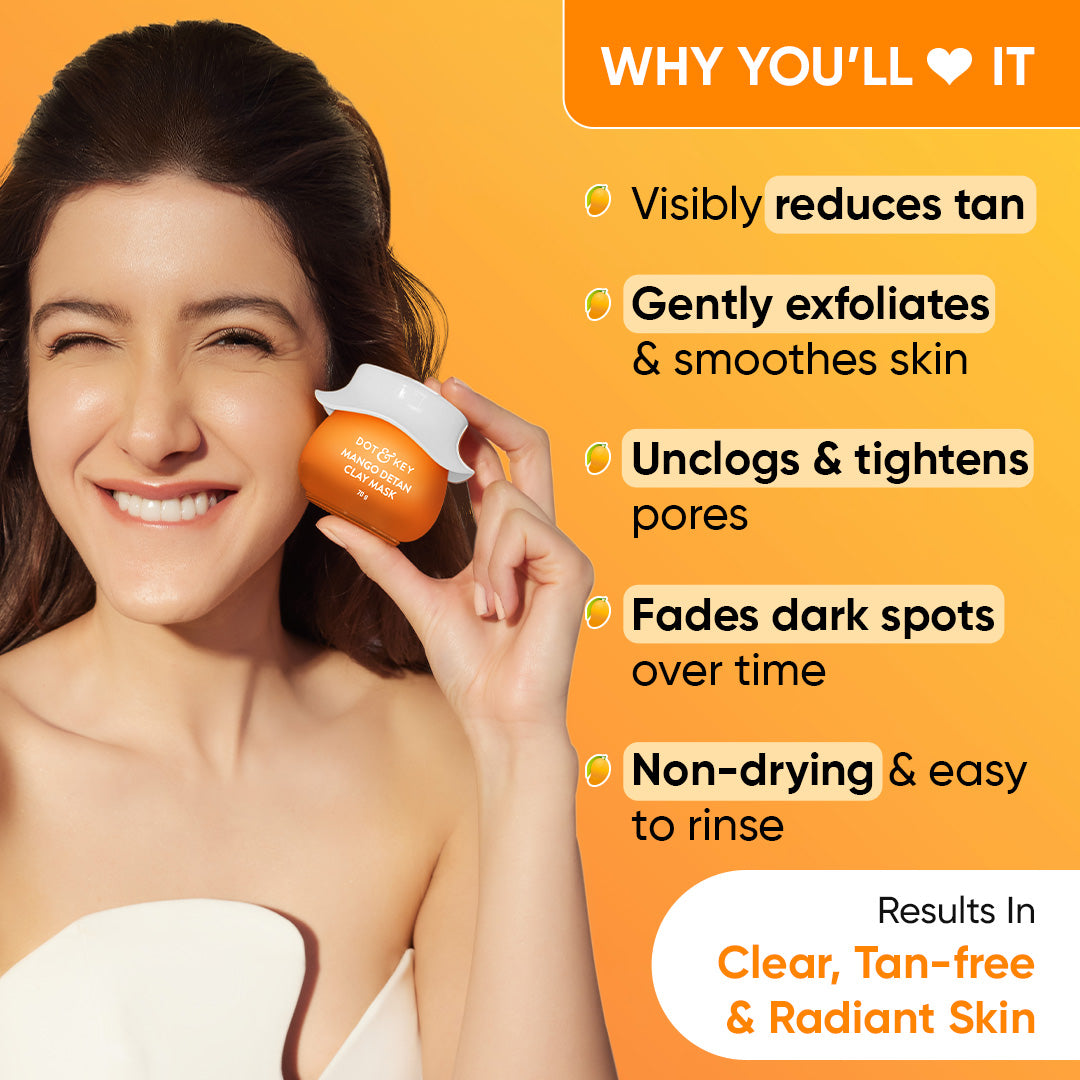 Dot & Key Mango Detan Clay Mask - 85 g