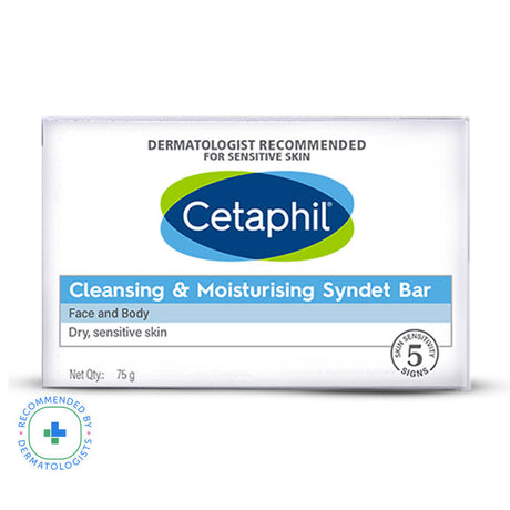 Cetaphil Cleansing & Moisturising Syndet Bar with Shea Butter (75 g)