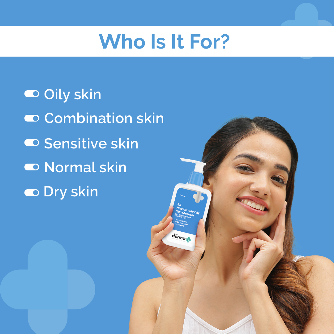The Derma Co 2% Niacinamide Oily Skin Cleanser for Sensitive, Oily & Combination Skin - 125 ml – photo 4