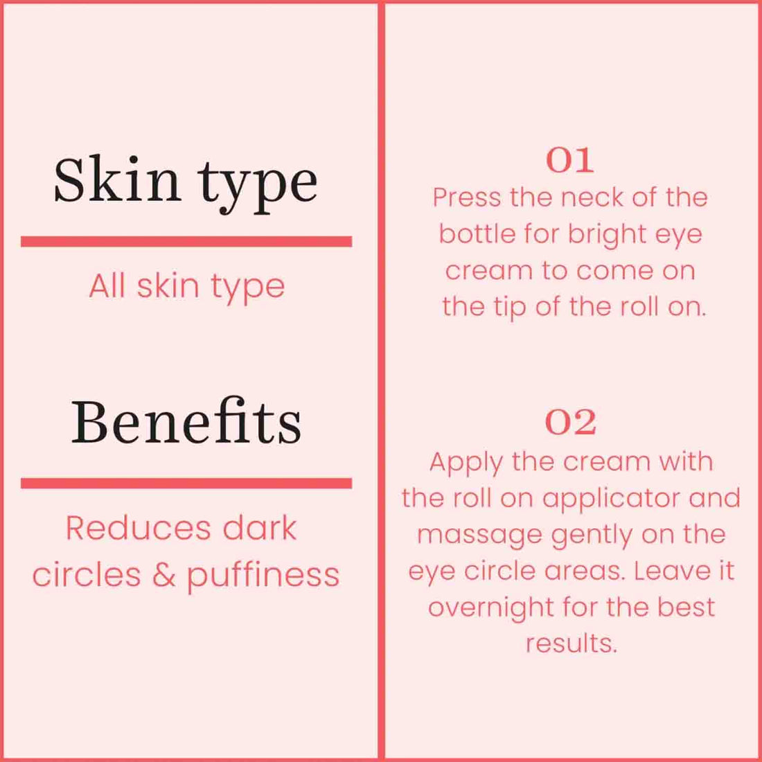 O3+ Bright Eye Cream with Hyaluronic Acid (15 g) – image 3