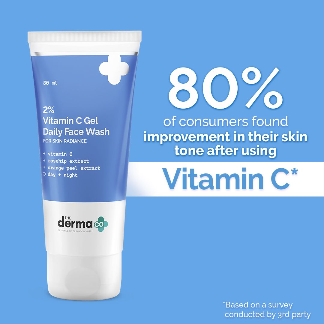 The Derma Co 2% Vitamin C Gel Daily Face Wash (80ml) – photo 3