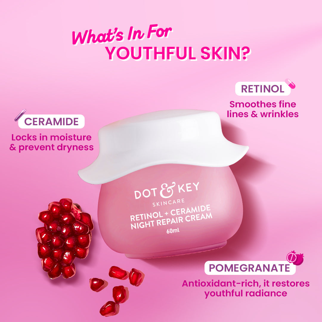 Dot & Key Retinol Night Repair Cream with Ceramides (60 ml) – photo 3