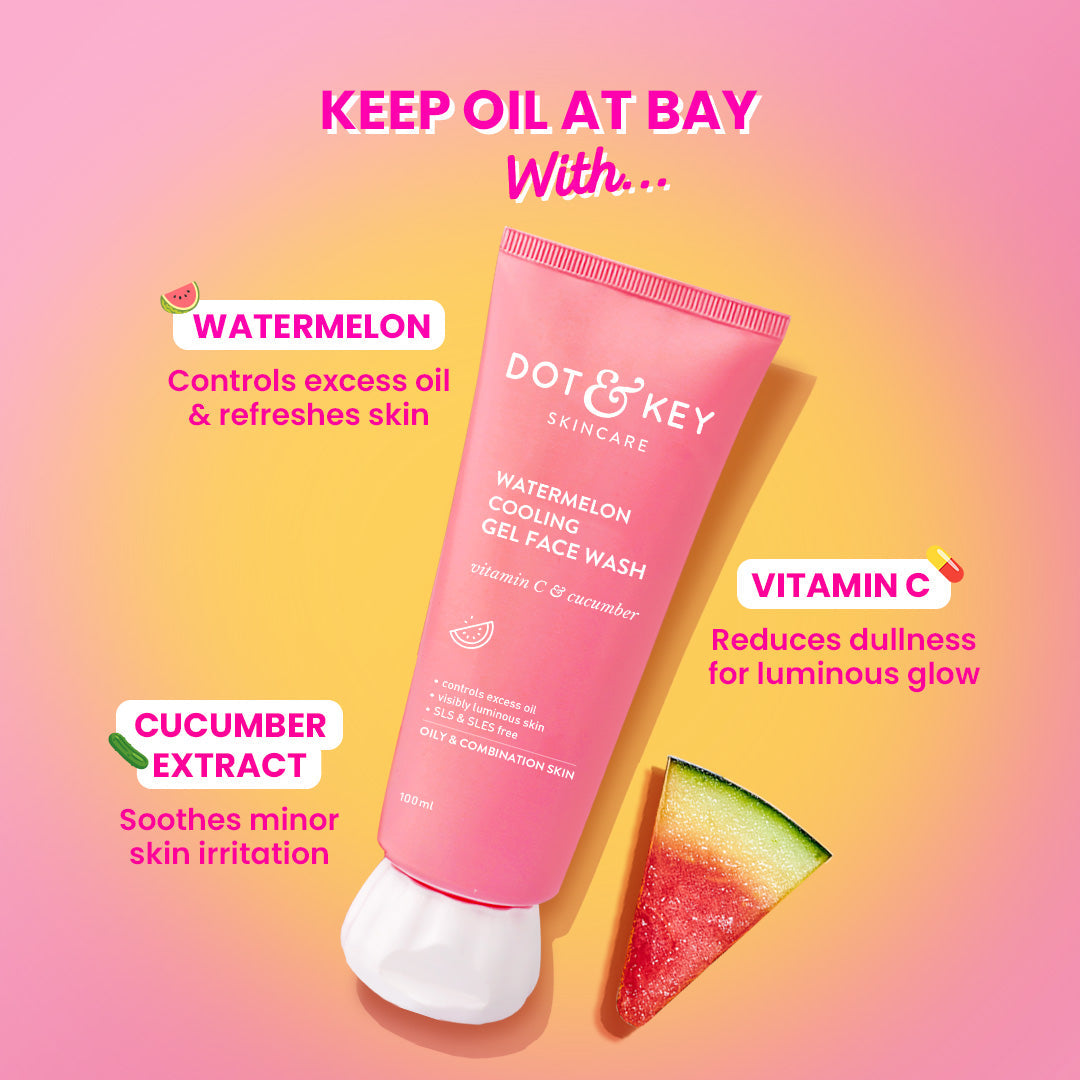 Dot & Key Watermelon + Vitamin C Super Glow Gel Face Wash (100ml) – photo 4
