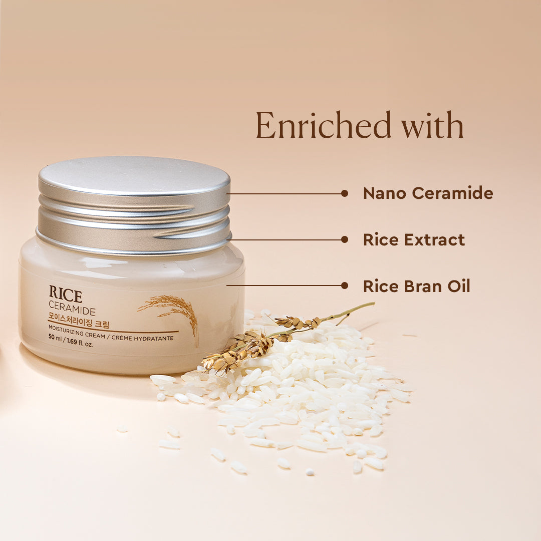 The Face Shop Rice & Ceramide Moisturizing Cream (50ml) – photo 4