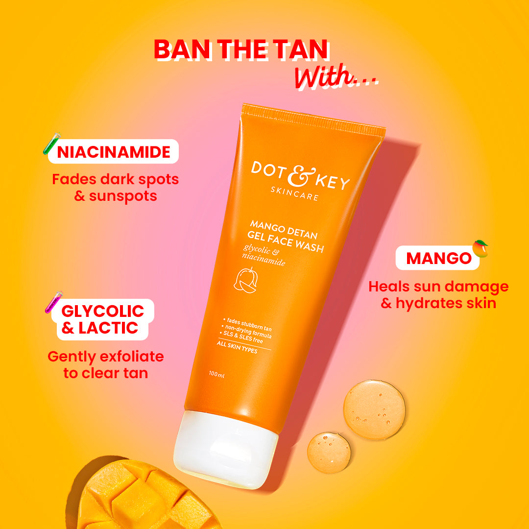 Dot & Key Mango Detan Gel Face Wash (100ml) – photo 3