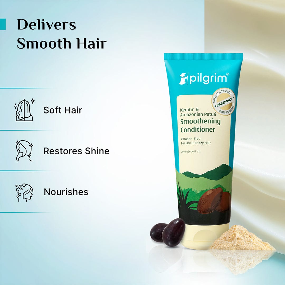 Pilgrim Patuá & Keratin Hair Smoothening Conditioner (200 ml) – photo 3