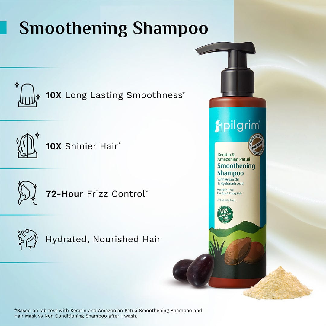 Pilgrim Patuá & Keratin Smoothening Shampoo (200 ml) – photo 5
