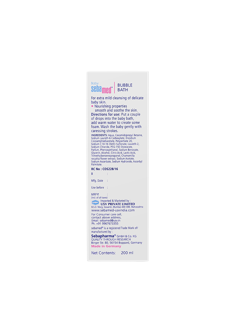 Sebamed Baby Bubble Bath (200 ml) – photo 4