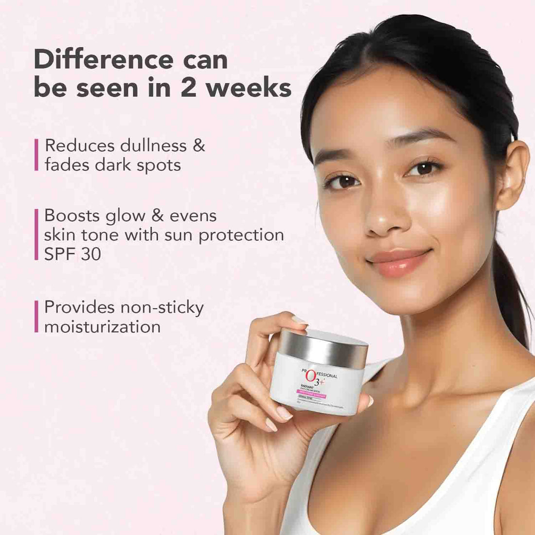 O3+ Radiant Day Cream SPF 30 (Brightening & Radiant) (50g) – photo 4