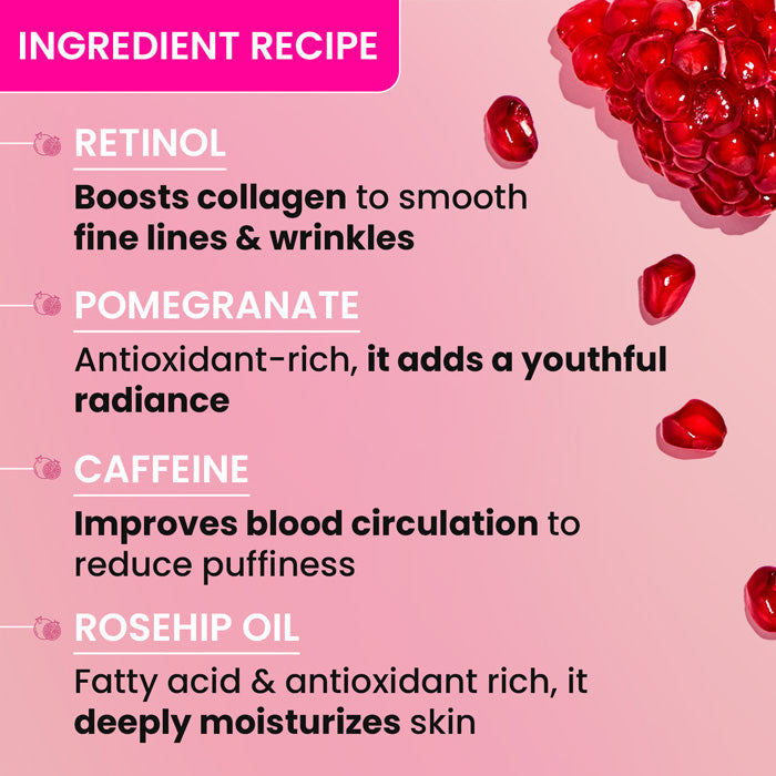 Dot & Key Pomegranate Retinol + Caffeine Under Eye Cream (20ml) – photo 4