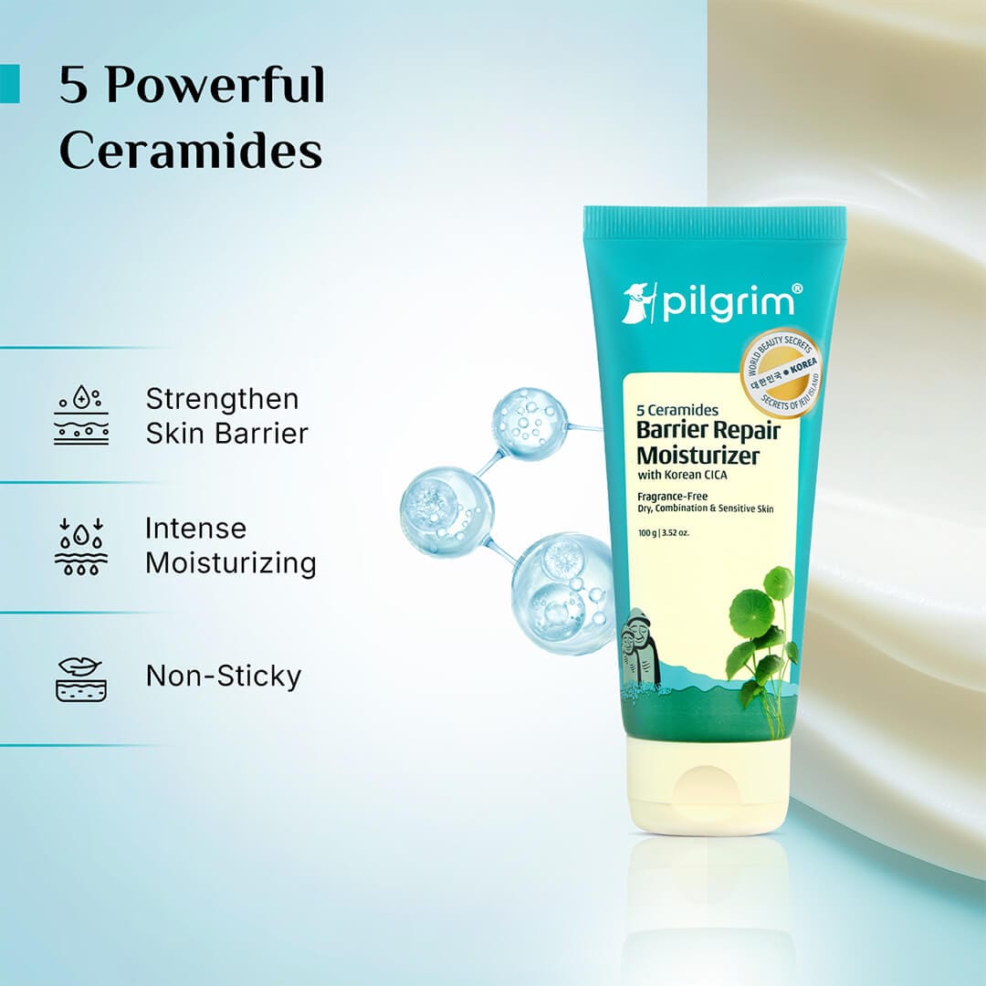 Pilgrim 5 Ceramides Barrier Repair Moisturizer with Korean CICA - 100g – photo 4