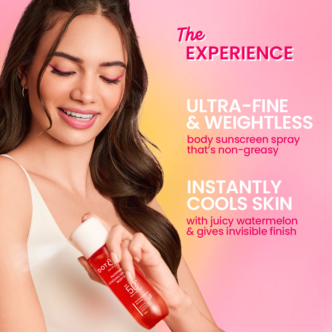 Dot & Key Watermelon Cooling Sunscreen Body Spray SPF 50+ PA+++ (110ml) – photo 4